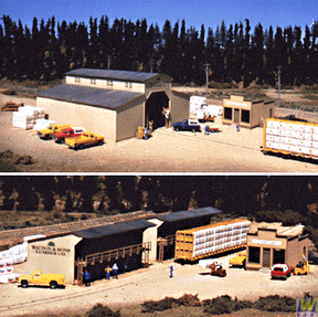Walthers Cornerstone Walthers Cornerstone Walton and Sons Lumber Company (HO Scale) Part# 933-3057