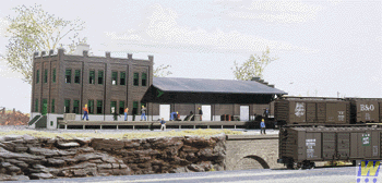 Walthers Cornerstone Walthers Cornerstone Water Street Freight Terminal (N Scale)  Part# 933-3201