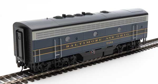 Walthers Walthers 19965 EMD F7 A/B - B&O - Baltimore & Ohio #4536, #5496 (blue, gray, black, dulux) - DCC & Sound HO Scale