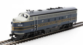 Walthers Walthers 19965 EMD F7 A/B - B&O - Baltimore & Ohio #4536, #5496 (blue, gray, black, dulux) - DCC & Sound HO Scale