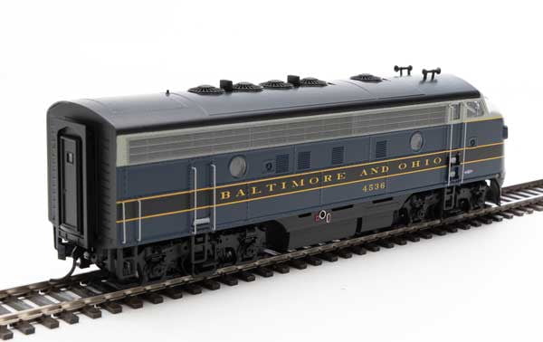 Walthers Walthers 19965 EMD F7 A/B - B&O - Baltimore & Ohio #4536, #5496 (blue, gray, black, dulux) - DCC & Sound HO Scale