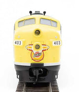 Walthers Walthers 19970 EMD F7 A - C&NW - Chicago & North Western #403 (yellow, green, black, silver) - DCC & Sound HO Scale