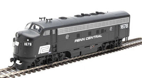 Walthers Walthers 19986 EMD F7 A - PC - Penn Central #1678 (black, white) - DCC & Sound HO Scale