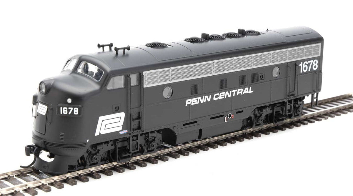 Walthers Walthers 19986 EMD F7 A - PC - Penn Central #1678 (black, white) - DCC & Sound HO Scale