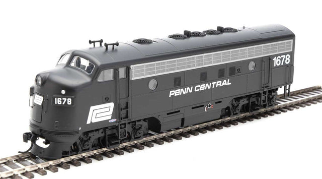 Walthers Walthers 19986 EMD F7 A - PC - Penn Central #1678 (black, white) - DCC & Sound HO Scale