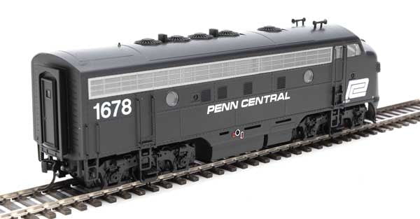Walthers Walthers 19986 EMD F7 A - PC - Penn Central #1678 (black, white) - DCC & Sound HO Scale