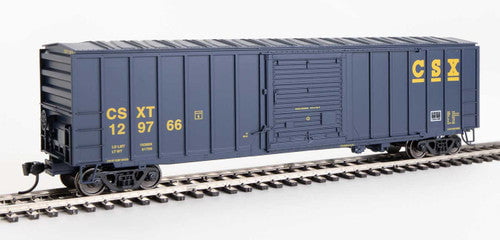 Walthers Walthers 910-1856 ACF Exterior Post Boxcar CSX Transportation #129766 (blue, yellow) HO Scale