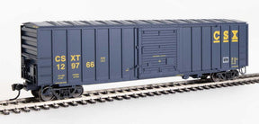 Walthers Walthers 910-1856 ACF Exterior Post Boxcar CSX Transportation #129766 (blue, yellow) HO Scale