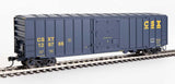 Walthers Walthers 910-1856 ACF Exterior Post Boxcar CSX Transportation #129766 (blue, yellow) HO Scale