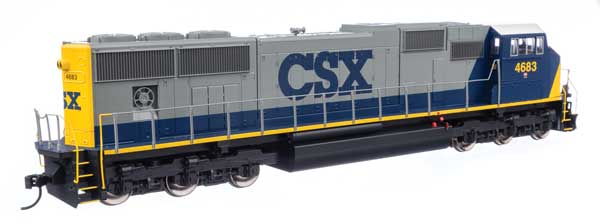 Walthers Walthers 910-21008 EMD SD70M CSX #4683 (YN2; yellow, gray, black, blue, white cab roof) DCC & Sound HO Scale