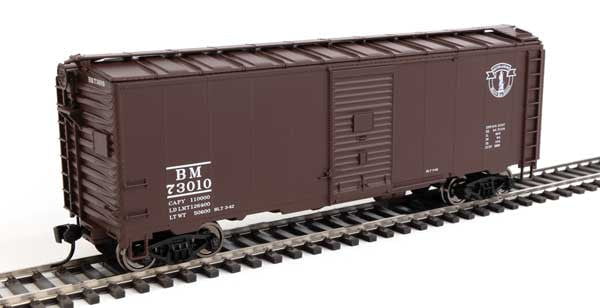 Walthers Walthers 910-2725 40' AAR Boxcar B&M Boston & Maine #73010 HO Scale