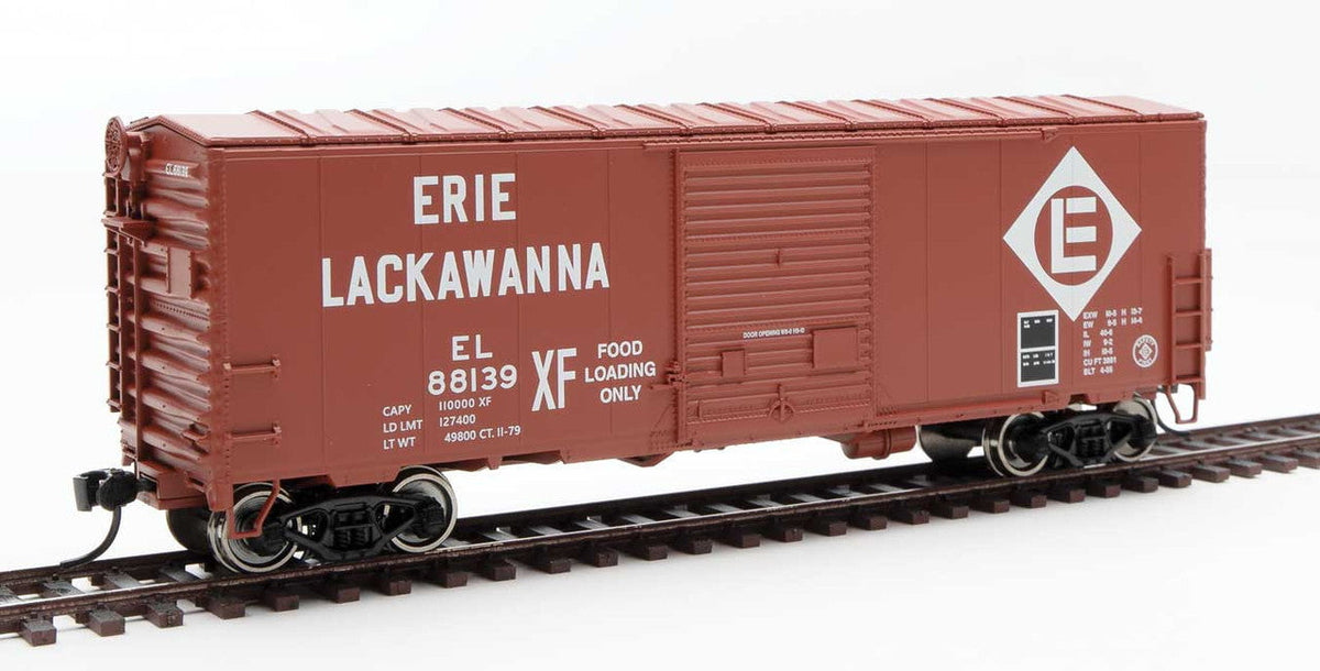 Walthers Walthers 910-45001 40' ACF Modernized Welded Boxcar EL - Erie Lackawanna #88139 HO Scale