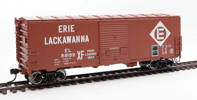 Walthers Walthers 910-45002 40' ACF Modernized Welded Boxcar EL - Erie Lackawanna #88189 HO Scale
