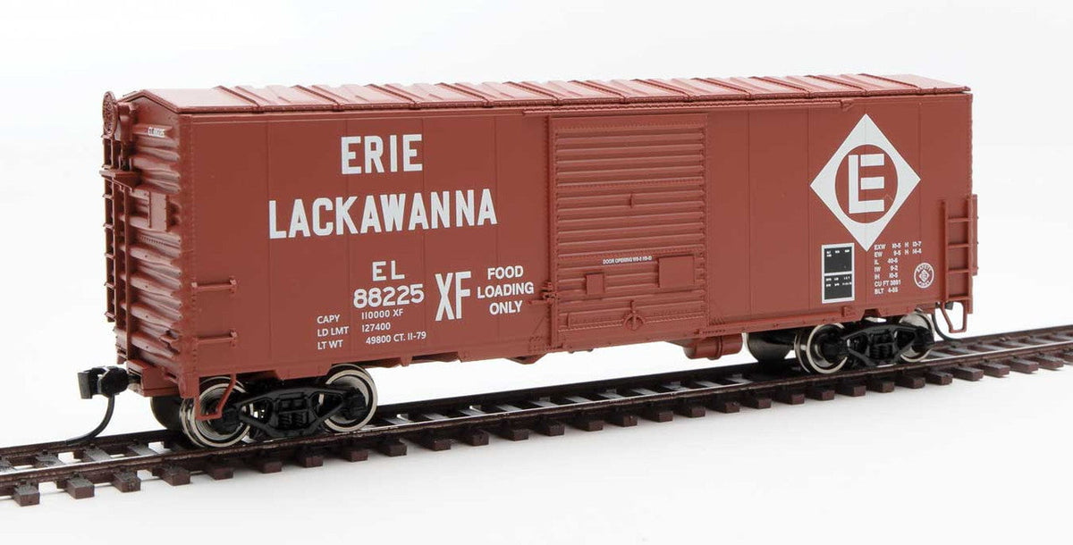 Walthers Walthers 910-45003 40' ACF Modernized Welded Boxcar EL - Erie Lackawanna #88225 HO Scale