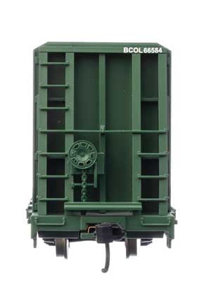 Walthers Walthers 910-50603 68' Bulkhead Flatcar BCOL British Columbia #66584 HO Scale