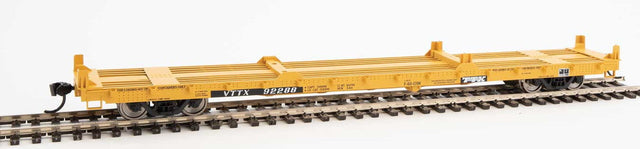 Walthers Walthers 910-5384 60' Pullman-Standard Flatcar TTX VTTX #92288 (20' and 40' container loading) HO Scale