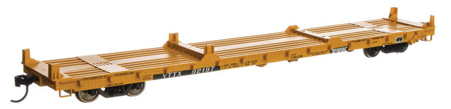 Walthers Walthers 910-5422 60' PS Flatcar TTX - VTTX #92335 (yellow, black and white TTX logo) HO Scale