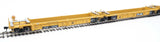 Walthers Walthers 910-55645 Thrall 5-Unit Rebuilt 40' Well Car Trailer-Train DTTX #740584 A-E (yellow, Large Black & White Logo) HO Scale