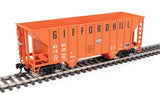 Walthers Walthers 910-56600 34' 100-Ton 2-Bay Hopper - Gifford Hill GIHX #1535 HO Scale