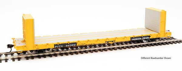 Walthers Walthers 910-5851 60' Pullman-Standard Bulkhead Flatcar (48' IL) PTTX #92338 HO Scale