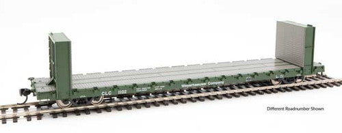 Walthers Walthers 910-5855 60' Pullman-Standard Bulkhead Flatcar (48' IL) CLC - Weyerhaeuser #1106 HO Scale