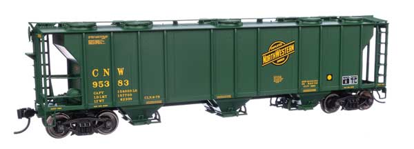 Walthers Walthers 910-7045 50' PS-2 Covered Hopper CNW Chicago & North Western #95383 HO Scale