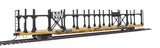 Walthers Walthers 910-8015 89' Flatcar w/Bi-Level Open Auto Rack N&W - Norfolk & Western Rack, Trailer Train Flatcar TTBX #963768 HO Scale