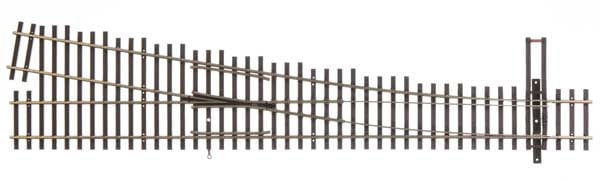 Walthers Walthers 948-70018 Code 70 Number 6 Right Hand Turnout - Nickle Silver DCC Friendly HO Scale