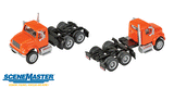 Walthers Walthers 949-11183 International 4900 Dual-Axle Semi Tractor Only Orange - Assembled HO Scale SceneMaster