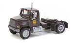 Walthers Walthers 949-11193 International 4900 Single-Axle Semi Tractor Only United Parcel Service (Modern Shield Logo; brown, yellow) - Assembled HO Scale SceneMaster