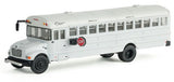 Walthers Walthers 949-11702 International MOW Crew Bus White, Railroad Maintenance-of-Way Logo Decals - Assembled HO Scale SceneMaster