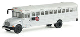 Walthers Walthers 949-11702 International MOW Crew Bus White, Railroad Maintenance-of-Way Logo Decals - Assembled HO Scale SceneMaster
