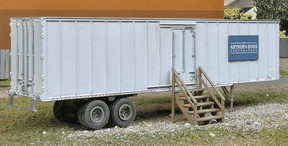 Walthers Walthers 949-2901 Construction Site Storage Trailer Kit HO Scale SceneMaster