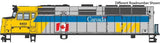 Walthers Walthers Mainline 910-19470 EMD F40PH VIA Rail Canada #6427 (Canada Scheme, gray, blue, yellow, with Flag) ESU Sound and DCC HO Scale