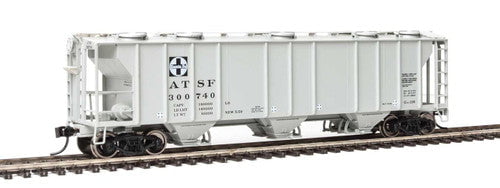 Walthers Walthers Mainline 910-7006 50' PS-2 2893 3-Bay Covered Hopper - ATSF - Santa Fe #300740 HO Scale