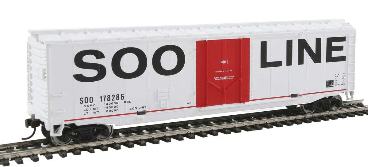 Walthers Walthers Trainline 50' Plug-Door Boxcar - Ready to Run - SOO Line (HO Scale) Part# 931-1671