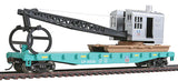 Walthers Walthers Trainline Flatcar with Logging Crane - Ready to Run - Union Pacific #19436 (HO Scale) Part# 931-1781