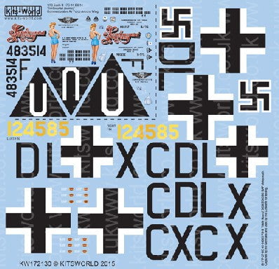 Warbird Decals DECALS Warbird Decals 1/72 B17G Sentimental Journey Commemorative AF Arizona, B17F Wulfe Hound 360BS/303BG Hells Angels