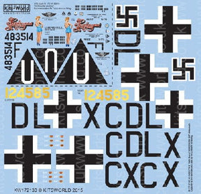 Warbird Decals DECALS Warbird Decals 1/72 B17G Sentimental Journey Commemorative AF Arizona, B17F Wulfe Hound 360BS/303BG Hells Angels