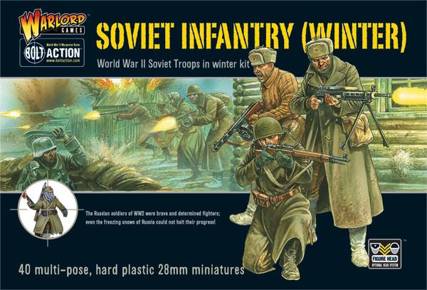 Warlord Games WARGAMES Warlord Games 28mm Bolt Action: WWII Soviet Winter Infantry (40) Kit