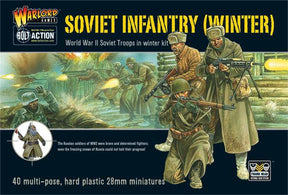 Warlord Games WARGAMES Warlord Games 28mm Bolt Action: WWII Soviet Winter Infantry (40) Kit