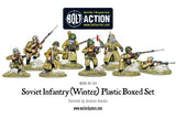 Warlord Games WARGAMES Warlord Games 28mm Bolt Action: WWII Soviet Winter Infantry (40) Kit