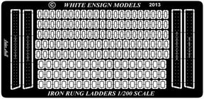 White Ensign Details DETAIL PARTS White Ensign Details 1/200 Generic Ladder Rungs Detail Set