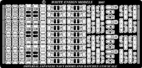 White Ensign Details DETAIL PARTS White Ensign Details 1/350 IJN Doors & Hatches Detail Set
