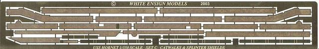 White Ensign Details DETAIL PARTS White Ensign Details 1/350 USS Hornet Perforated Catwalk for TSM Detail Set