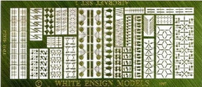 White Ensign Details DETAIL PARTS White Ensign Details 1/700 Fixed Wing Aircraft Detail Parts Set