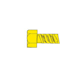 Woodland Scenics Woodland Scenics 0-80 1/8''Hex Head Screw/5pk