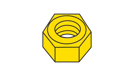 Woodland Scenics Woodland Scenics 0-80 Hex Nuts/5pk