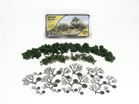Woodland Scenics Woodland Scenics 1111 Realistic Tree Kits 3/4''-3'' 21/pk