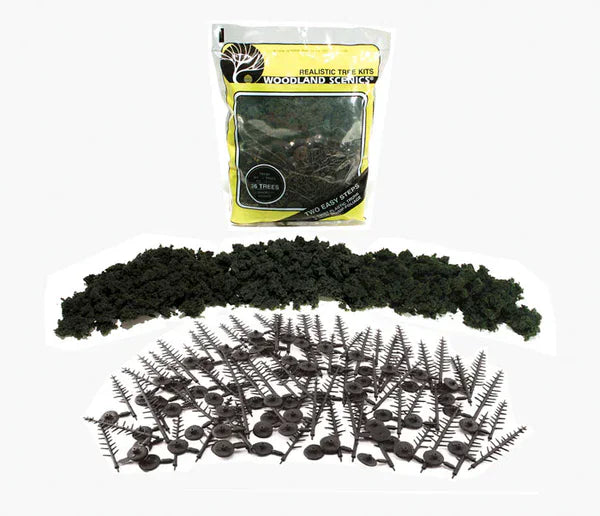 Woodland Scenics Woodland Scenics 1113 Realistic Tree Kits 2-1/2''-6'' Pines 24/pk